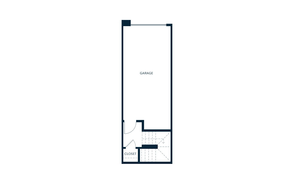 Inglenook - 1 bedroom floorplan layout with 1 bath and 752 square feet. (Floor 1 / 2D)